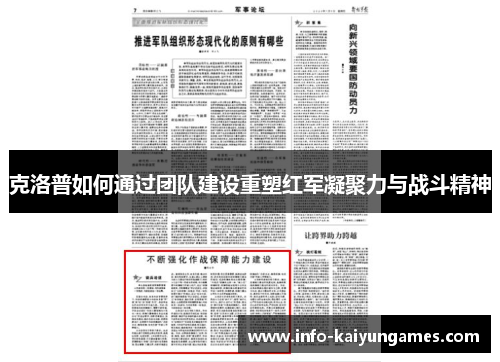 克洛普如何通过团队建设重塑红军凝聚力与战斗精神 克洛普如何通过团队建设重塑红军凝聚力与战斗精神
